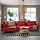 SÖDERHAMN - sofa sudut, 4 dudukan, dengan ujung terbuka/Tonerud merah | IKEA Indonesia - PE911320_S1