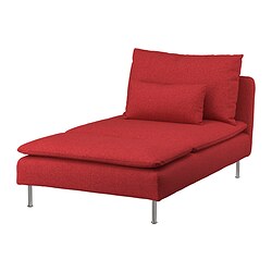 SÖDERHAMN - Chaise longue, Tonerud red