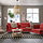 SÖDERHAMN - sofa 3 dudukan, dengan ujung terbuka/Tonerud merah | IKEA Indonesia - PE911337_S1