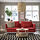 SÖDERHAMN - sofa 3 dudukan, Tonerud merah | IKEA Indonesia - PE911339_S1