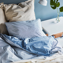 ikea blue striped duvet cover