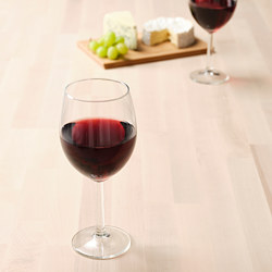 SVALKA - Wine glass, clear glass, 44 cl