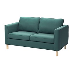 PÄRUP - 2-seat sofa, Kelinge grey-turquoise