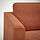 PÄRUP - sofa 3 dudukan dengan chaise longue, Kelinge jingga kecokelatan | IKEA Indonesia - PE911412_S1