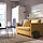 PÄRUP - sofa tempat tidur 2 dudukan, Vissle kuning-cokelat | IKEA Indonesia - PE911435_S1