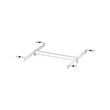 HJÄLPA - Clth rail+2 susp rail+2 pck fitting, adjustable/white, 30-47x40 cm