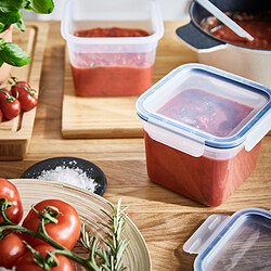 IKEA 365+ - Food container with lid, square/plastic, 1.4 l