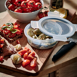IKEA 365+ - Tempat makanan, bulat/plastik, 450 ml
