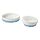 BÖRJA - plate/bowl, white/blue | IKEA Indonesia - PE974817_S1