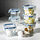 IKEA 365+ - kotak makanan dengan penutup, segi empat/kaca, 180 ml | IKEA Indonesia - PE974820_S1