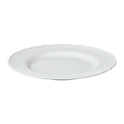 UPPLAGA - Side plate, white, 22 cm