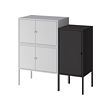 LIXHULT - Kombinasi kabinet, abu-abu/antrasit, 95x35x92 cm