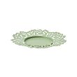 SILKESTRÄD - Candle dish, light green, 18 cm