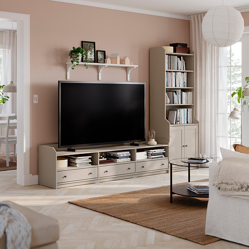 HAUGA TV/storage combination