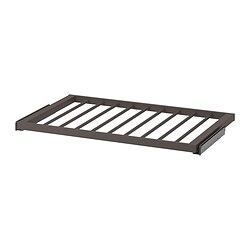 KOMPLEMENT - Pull-out trouser hanger, dark grey, 100x58 cm