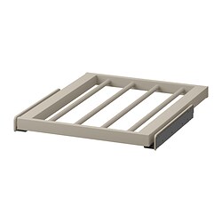 KOMPLEMENT - Pull-out trouser hanger, grey-beige, 50x58 cm