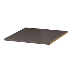 KOMPLEMENT - Shelf, dark grey, 50x58 cm
