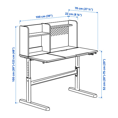 BERGLÄRKA Measurement Illustration