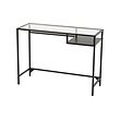 VITTSJÖ - laptop table, black-brown/glass, 100x36 cm | IKEA Indonesia - PE974904_S2