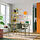 VITTSJÖ - shelving unit, yellow/glass, 51x175 cm | IKEA Indonesia - PE974951_S1