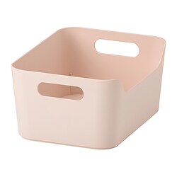 UPPDATERA - Box, light pink, 24x17 cm