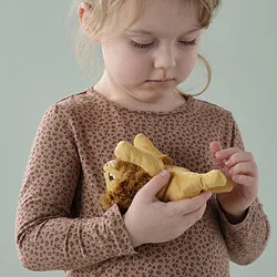 DJUNGELSKOG - Boneka, mini/singa, 13 cm