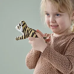 DJUNGELSKOG - Boneka, mini/harimau, 13 cm