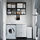 ENHET - storage combination, anthracite/white, 121.5x63.5x222 cm | IKEA Indonesia - PE784521_S1