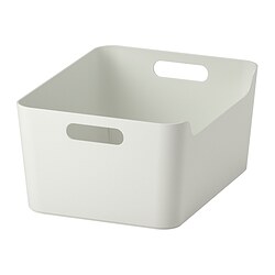 UPPDATERA - Box, white, 34x24 cm