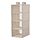 RÅGODLING - hanging storage w 4 compartments, textile/beige, 36x45x92 cm | IKEA Indonesia - PE911825_S1