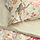 NÄSSELKLOCKA - duvet cover and 2 pillowcases, light grey-beige/multicolour, 200x200/50x80 cm | IKEA Indonesia - PE940366_S1