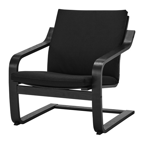 POÄNG armchair cushion with low back