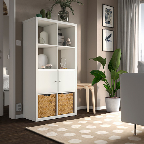 KALLAX shelving unit with doors