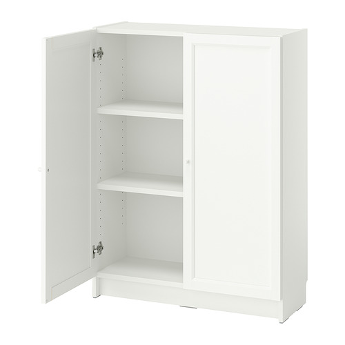 BILLY/OXBERG bookcase with doors
