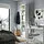 BILLY/OXBERG bookcase with glass door