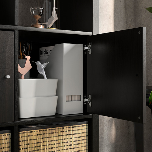 KALLAX shelving unit with doors