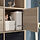 KALLAX - unit rak dengan pintu, efek kayu oak diwarnai putih, 77x77 cm | IKEA Indonesia - PE975113_S1