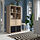 KALLAX - unit rak dengan pintu, efek kayu oak diwarnai putih, 77x147 cm | IKEA Indonesia - PE975114_S1