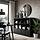KALLAX - unit rak dengan 4 sisipan, hitam-cokelat, 147x112 cm | IKEA Indonesia - PE975120_S1
