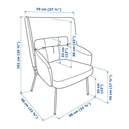 BINGSTA Measurement Illustration