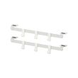HJÄLPA - 2 rel suspensi+6 kait+2 pelengkap, putih, 40 cm
