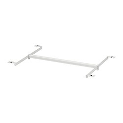 HJÄLPA - Rel gtg pakaian+2 rel spnsi+2 plgkp, dapat disesuaikan/putih, 60-100x55 cm