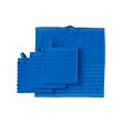 VÅGSJÖN - Washcloth, bright blue, 30x30 cm