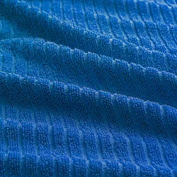VÅGSJÖN - Hand towel, bright blue, 40x70 cm