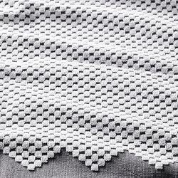 FJÄLLSTARR - Bath towel, white/grey, 70x140 cm