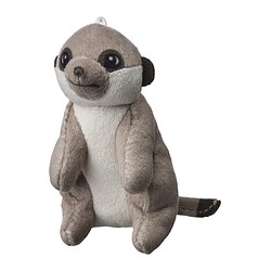 SANDLÖPARE - Boneka, meerkat/mini krem, 8 cm