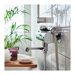 KOLSJÖN - Shower hose, chrome-plated