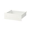 SANNIDAL - Laci, putih/putih, 60x57x20 cm
