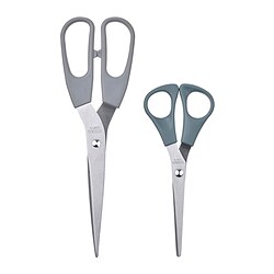 SVÄRDFISK - Gunting, set isi 2, baja tahan karat abu-abu/abu-abu toska