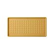 BAGGMUCK - Shoe mat, in/outdoor/dark yellow, 71x35 cm
